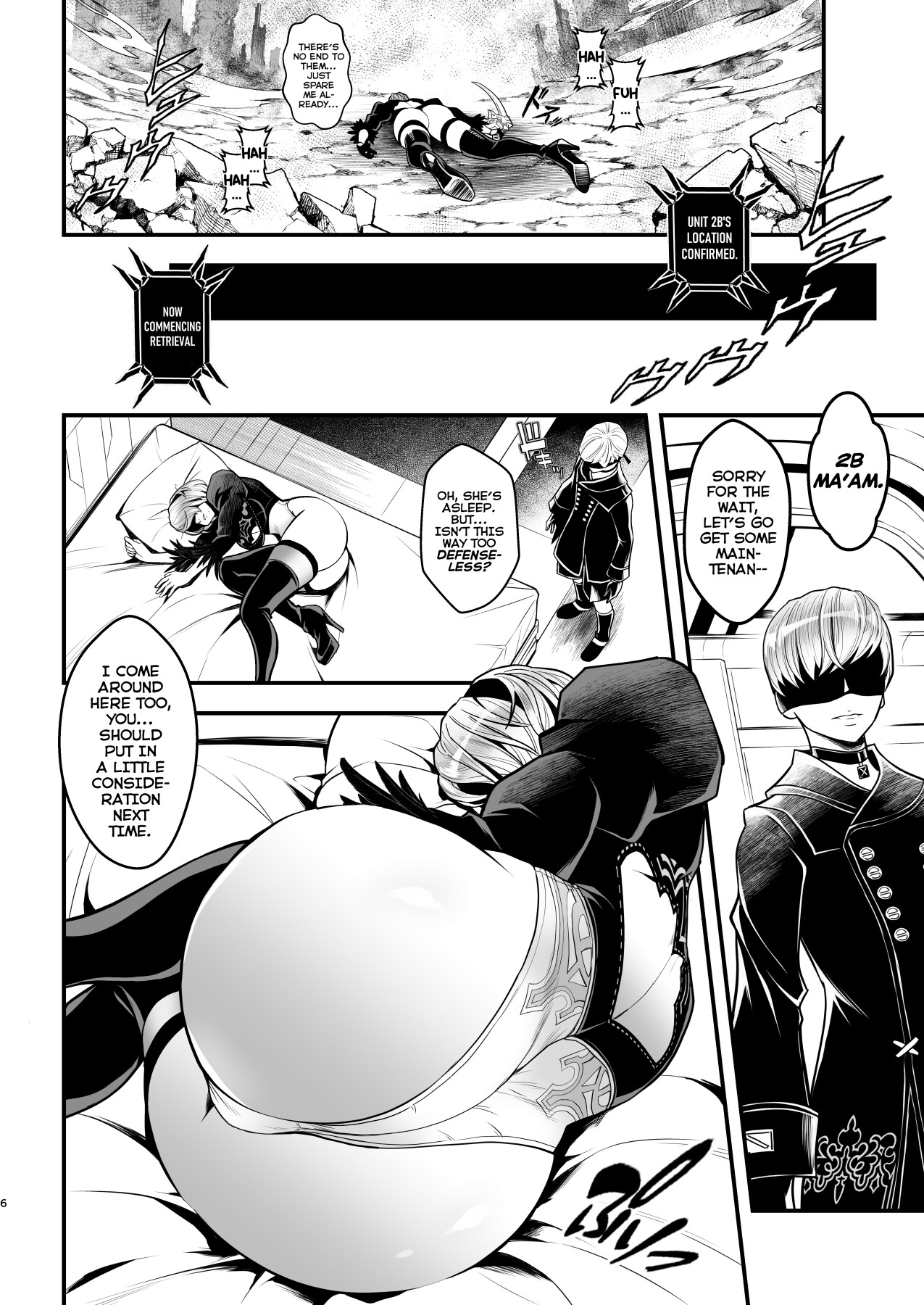 Hentai Manga Comic-Female Warrior Rest-Read-5